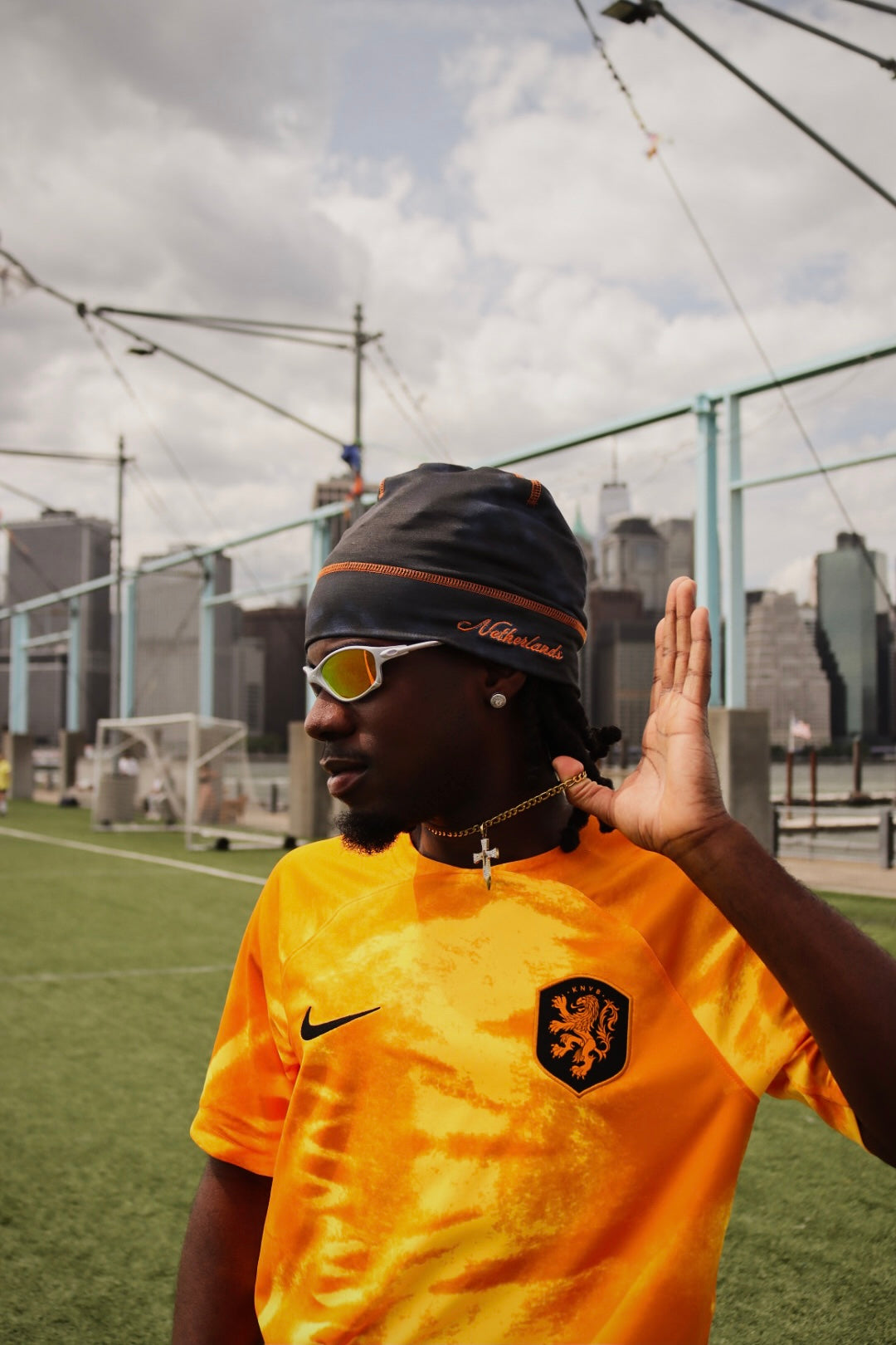 Netherlands World Cup Skull Cap