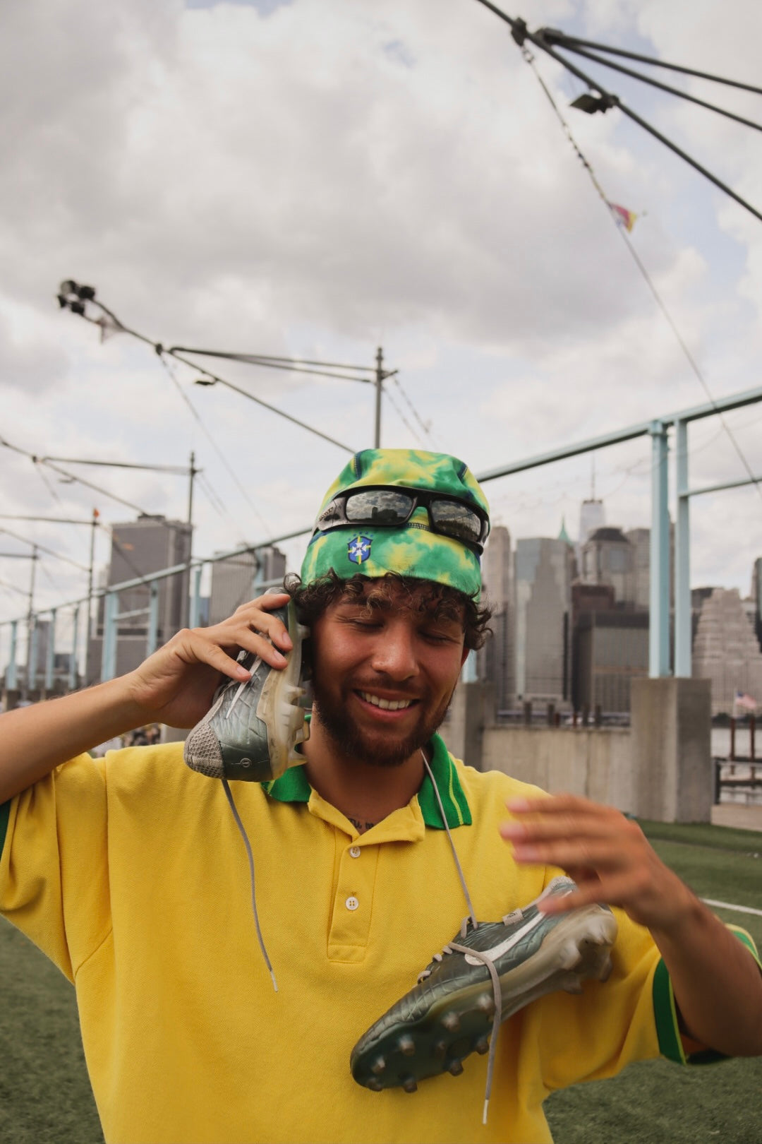 Brazil World Cup Skull Cap