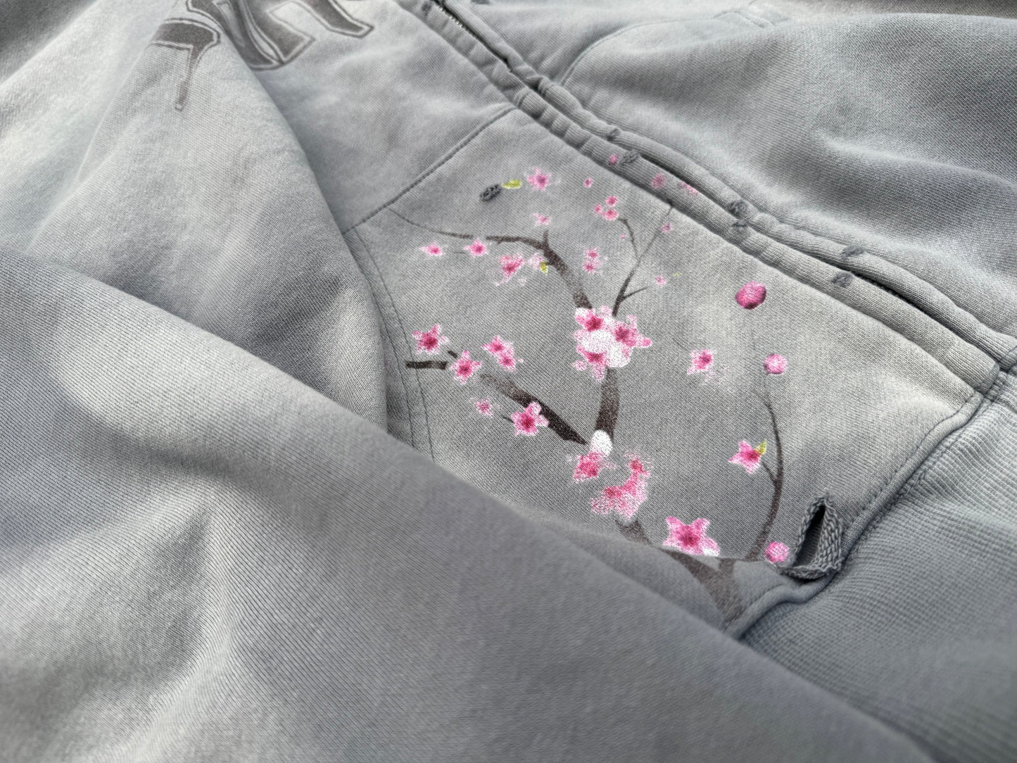 Faded Blossom Zip-Up