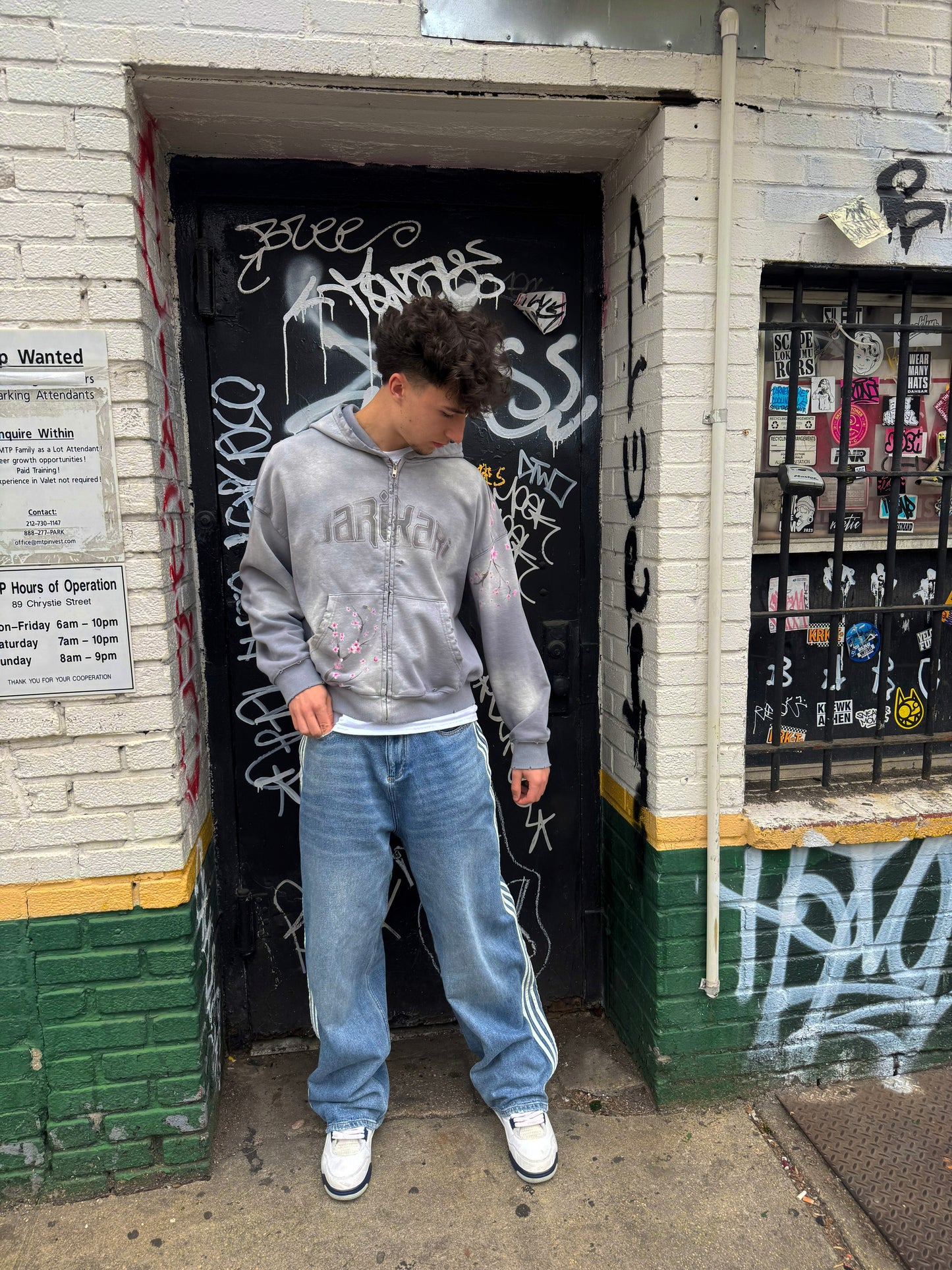 Faded Blossom Zip-Up