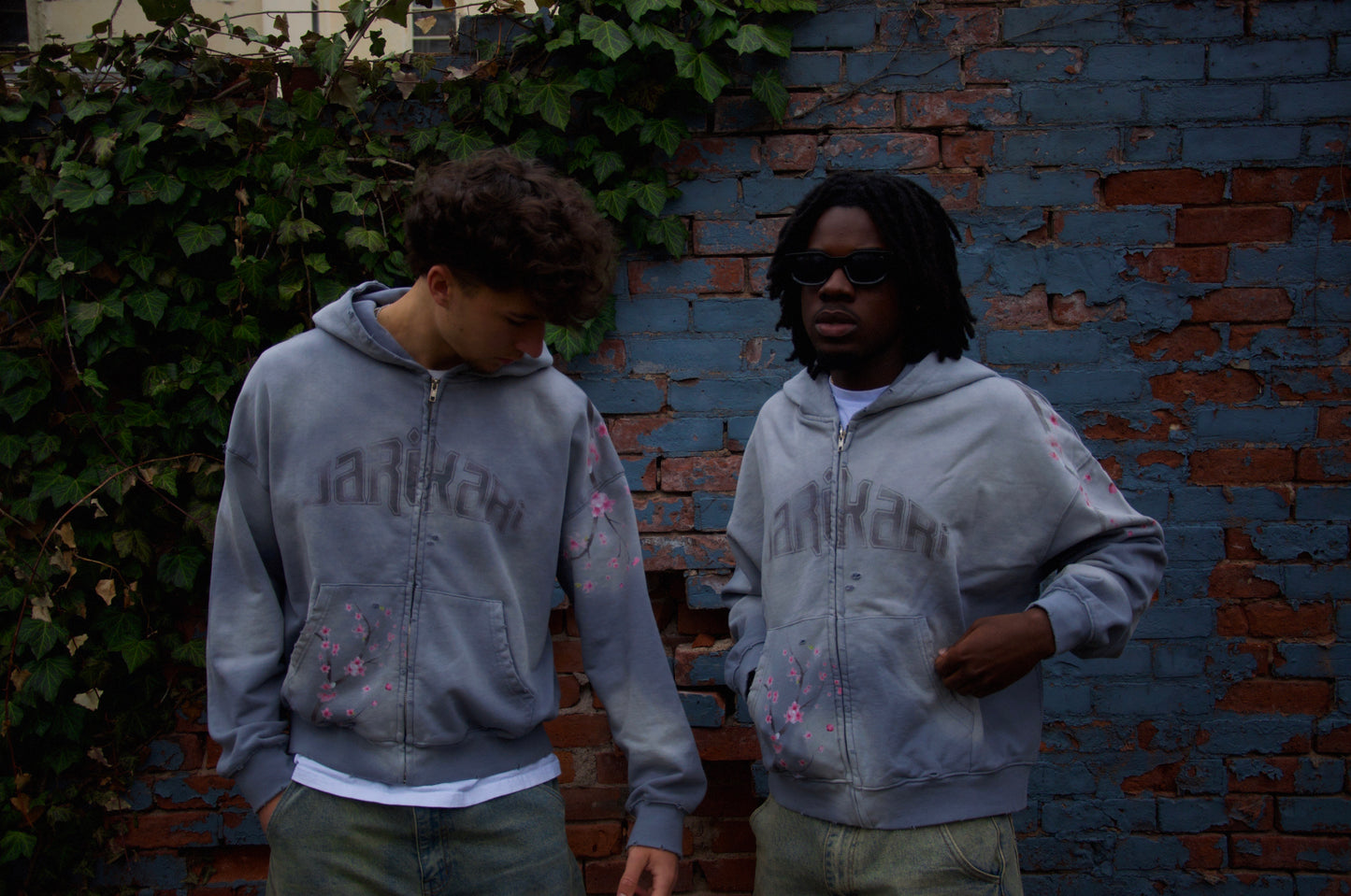 Faded Blossom Zip-Up