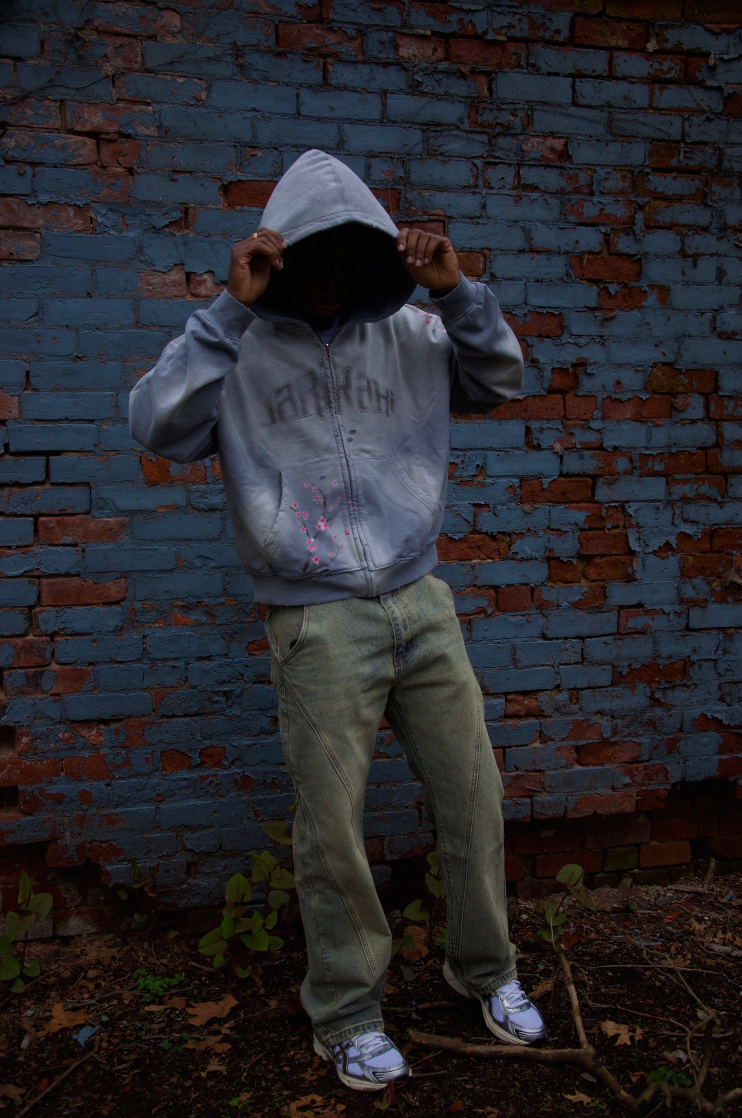 Faded Blossom Zip-Up