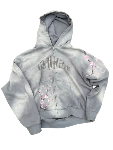 Faded Blossom Zip-Up